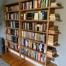 Mid-century Modern Bookcase, Cherrywood